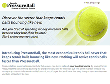 Tablet Screenshot of pressureball.com